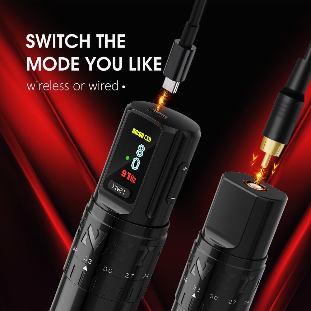 Amazon.com: Xnet Vipera Tattoo Machine - Wireless Tattoo Gun